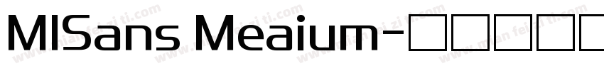 MlSans Meaium字体转换